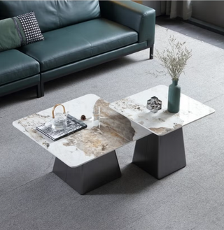 Astoria 2PC Sintered Stone Coffee Table Set